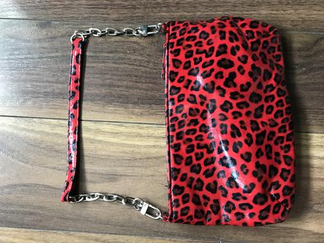 Červená mini kabelka, oriflame