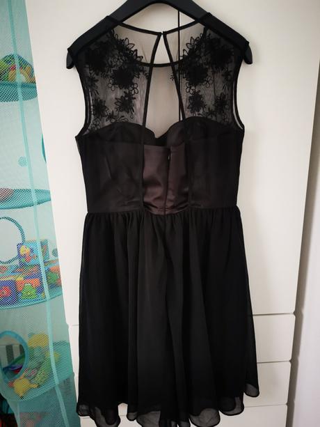 Čierne spoločenské šaty, yumi,m
