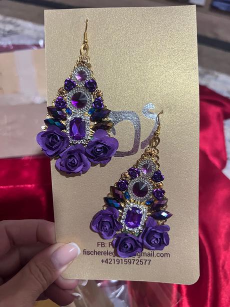 Rucne vyrabane ultra lahké náusnice,