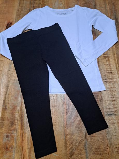 3/4 leginy + tricko, takko,146