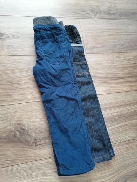 Podšité nohavice, rifle - 98/104, f&f,104