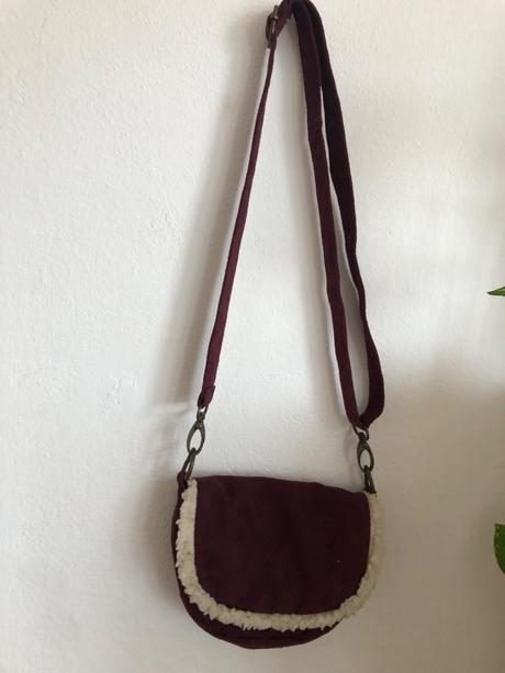 Bordová kabelka/ detská bordová kabelka, 