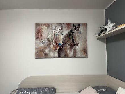 Obraz abstratná maľba kone,