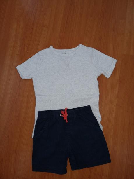 Predám šortky + tričko, f&f,98