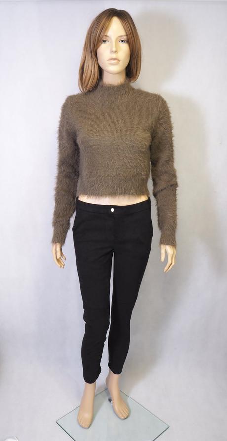 Kvalitný croptopový pulover h&m divided, h&m,s