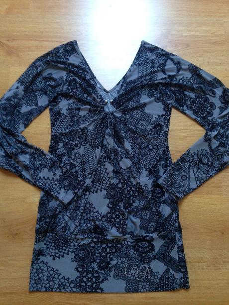 Šaty/top blunature, s