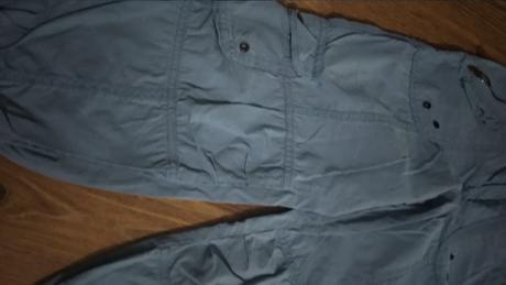 Športové nohavice bledo modré, 122