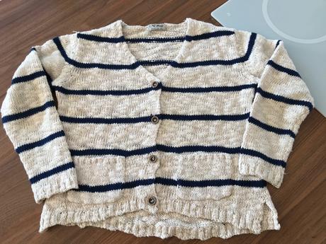 Pruzkovany sveter top stav, next,116