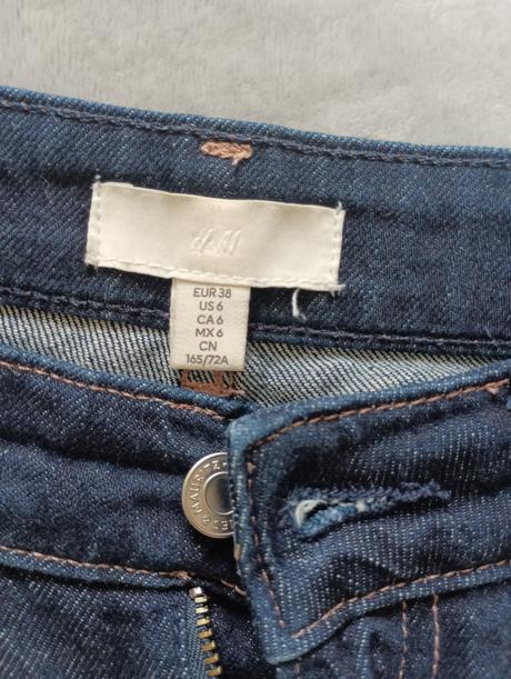 Wide leg džínsy, h&m,38