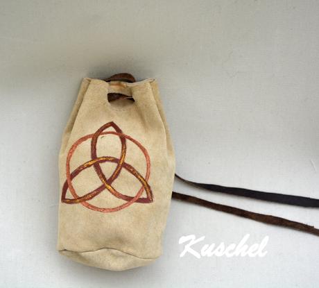 Maľované kožené vrecúška, 