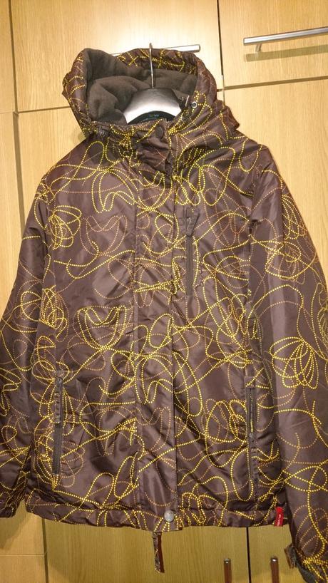 Zimna  vetrovka a oteplene nohavice, 158