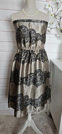 Krásne lahulinké šaty, topshop,s