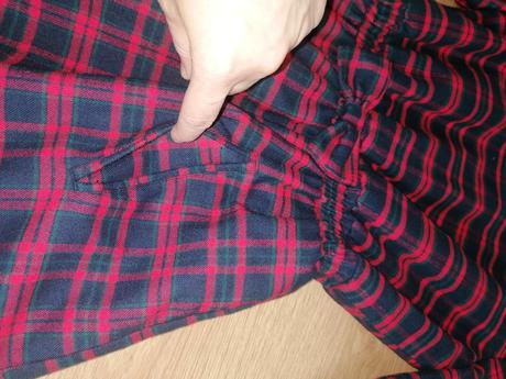 Flanelové šaty, kenvelo,s