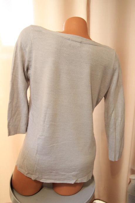 Bledo šedý sveter, m/l, m