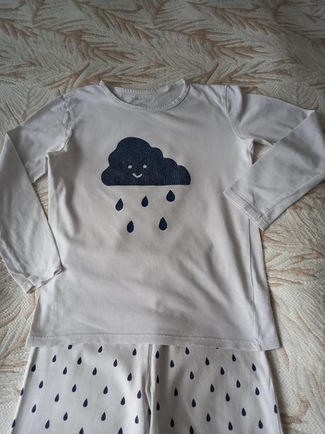 Obláčikové pyžamko, 128
