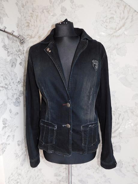 Luxusny riflovy blejzer/sako, 40