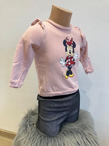 Dievčenská mikina minnie ružová c&a (86), c&a,86