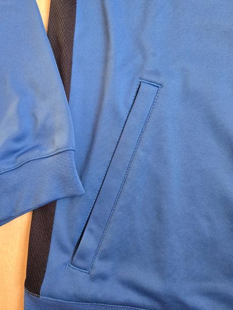 Športová modrá ľahká mikina vhodná na tréning, nike,146