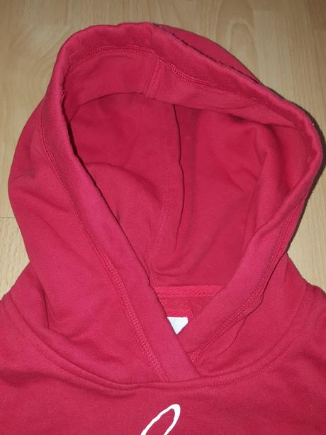 Cervena mikina, h&m,s