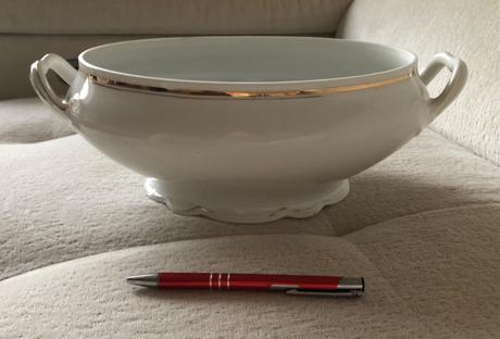 Biela porcelánová terina bez vrchnáku altrohlau,