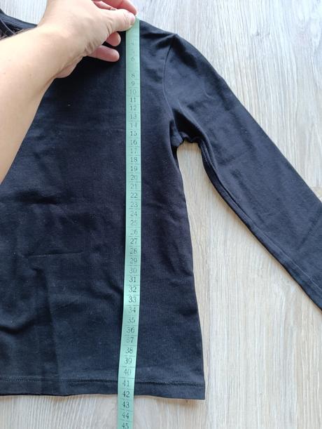 Uni čierne tričko, h&m,122