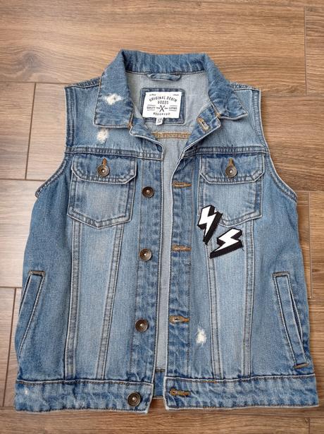 Detská riflova vesta, reserved,128