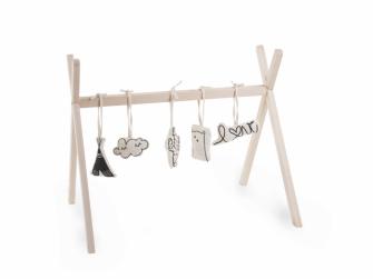 Childhomme drevená hrazda natural,