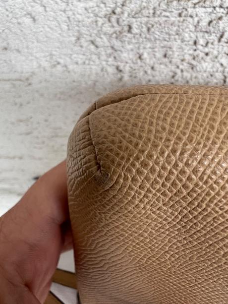 Coach crossby bezova kabela 22x23x3 kabelka kozena, coach