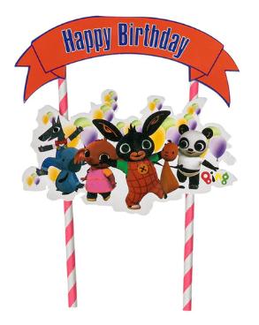 Tortový zápich bing - skladom, tz-113,