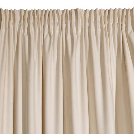 Zamatový záves 140x270 ria béžová -páska - skladom,