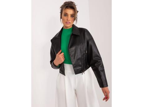 Dámska koženková bomberka, l / xl