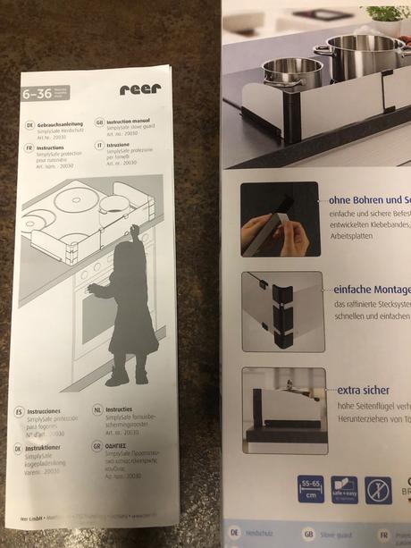 Detská ochrana varnej dosky reer, 