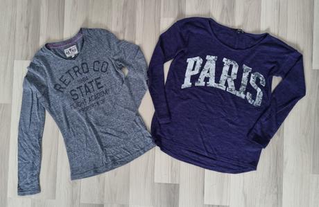 2x tričko tally weijl a retro, xs