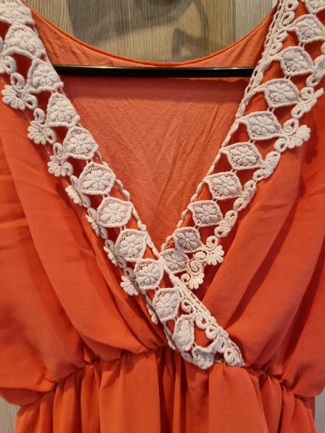 Lososové/bledoružové šaty, m