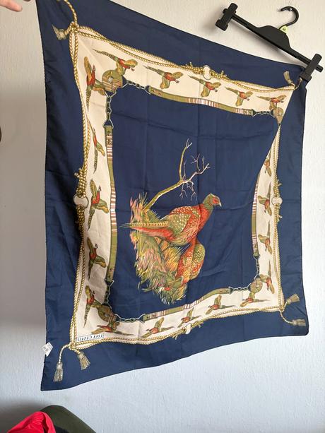 Vintage talianska satka sal motiv polovnicky s baz,