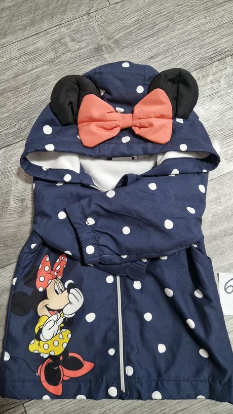 Zateplená bundička minnie 3-6m, disney,68