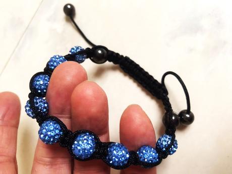 Uťahovací štrasový náramok, 