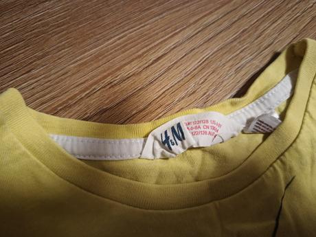 Tričko mimoň 122/128, h&m,128