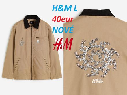 Bunda hm looney tunes béžová, h&m,l