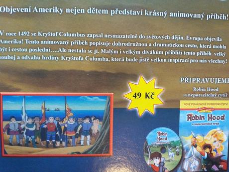 2 dvd krištof kolmbus a robin hood,
