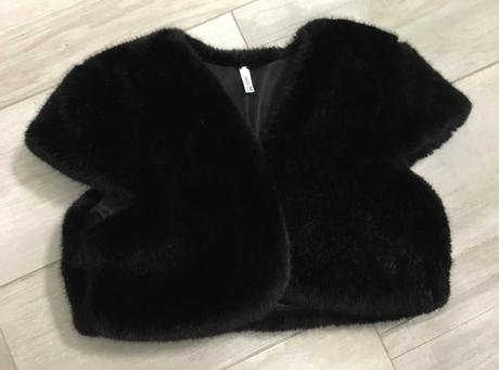 Slávnostná bolerková huňatá vesta, idexe,158