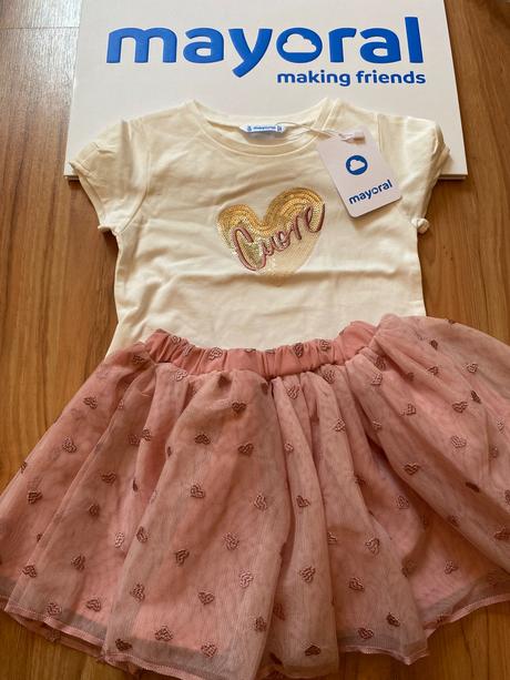 Set cuore ružový, mayoral,92 / 98