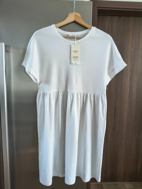 Mango bavlnené voľné šaty xs-s, mango,s / xs