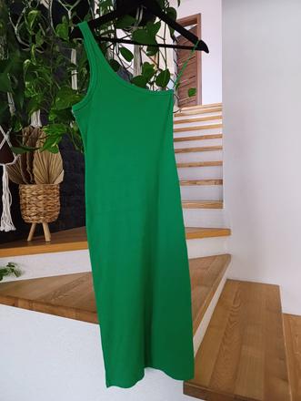 Zara letné šaty na jedno rameno, zara,m