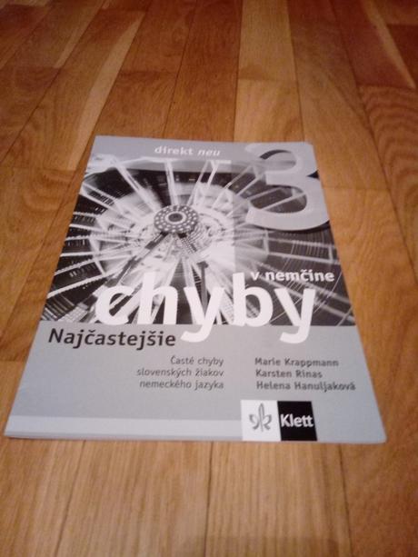 Kniha najčastejšie chyby v nemčine, 