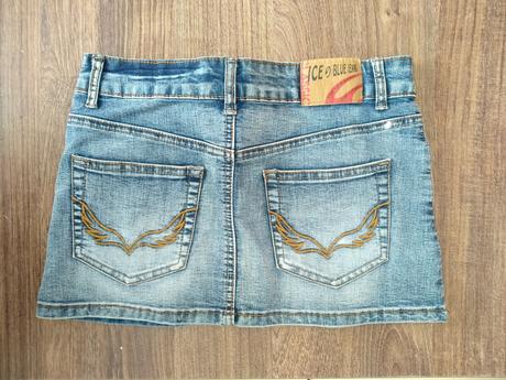 Mini sukna denim, s