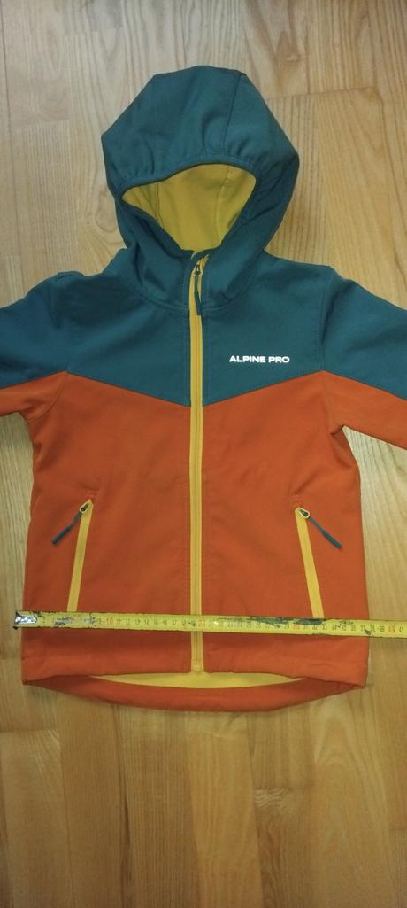Chlapčenská softschellová bunda, alpine pro,122