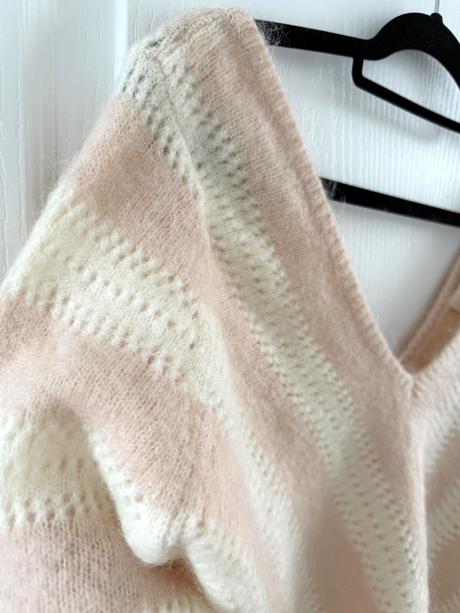 Vlnený sveter ariel francúzskej značky sezane, s