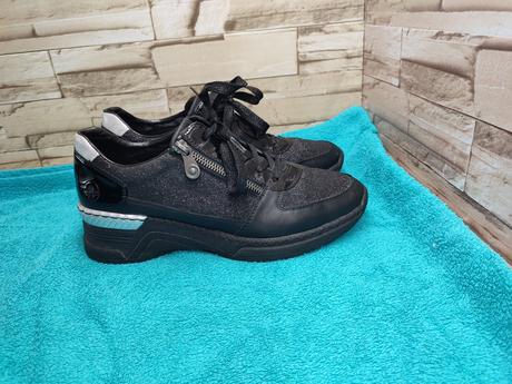 Rieker 40 - dámske kožené sneakersy, rieker,40
