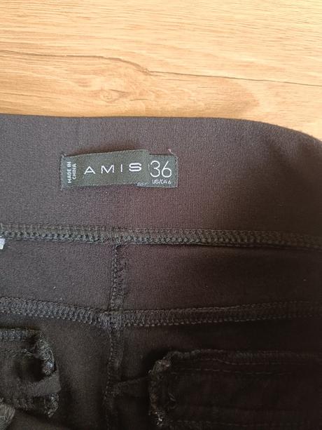 Cierne nohavicove leginy 36, amisu,36